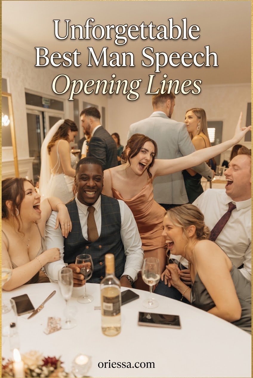 Unforgettable Best Man Speech Opening Lines