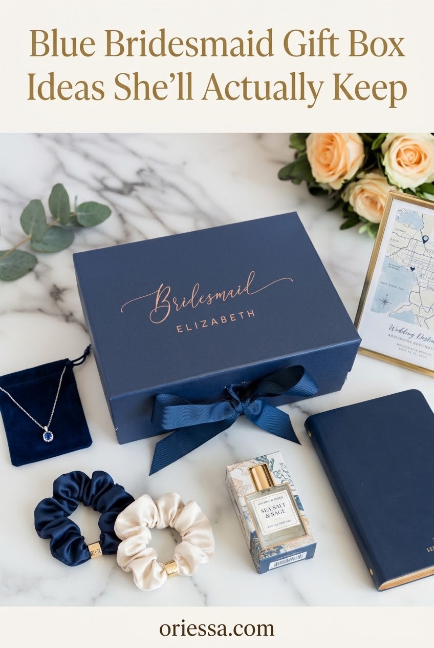 Blue Bridesmaid Gift Box Ideas She'll Actually Keep