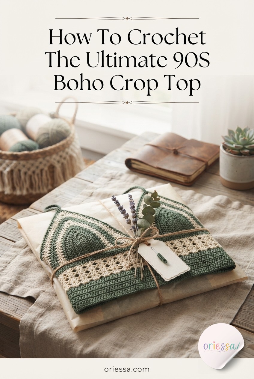 How To Crochet The Ultimate 90S Boho Crop Top