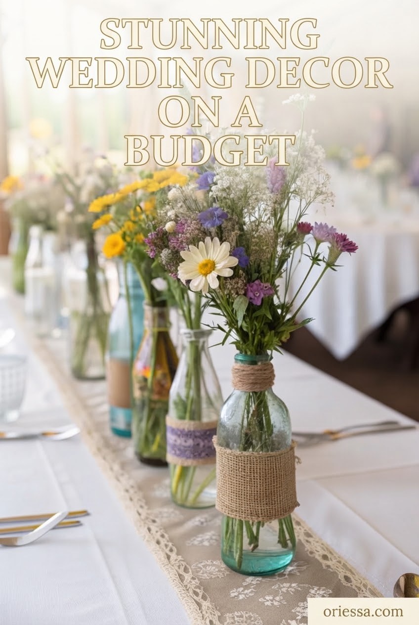 Stunning Wedding Decor On A Budget