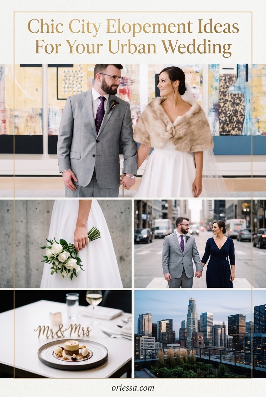 Chic City Elopement Ideas For Your Urban Wedding