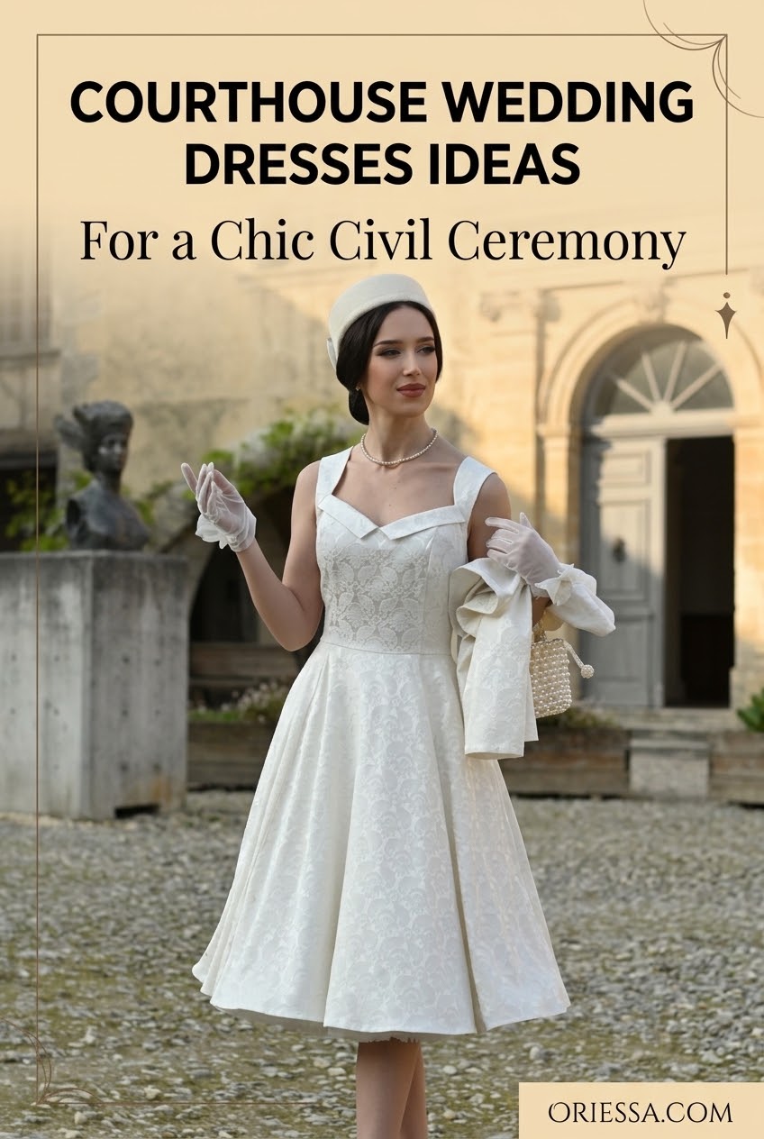 Courthouse Wedding Dresses Ideas for a Chic Civil Ceremony