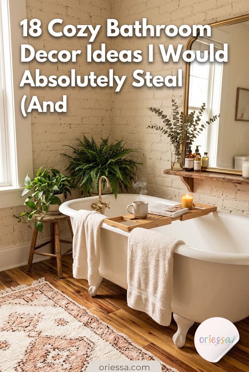 18 Cozy Bathroom Decor Ideas I Would Absolutely Steal (And