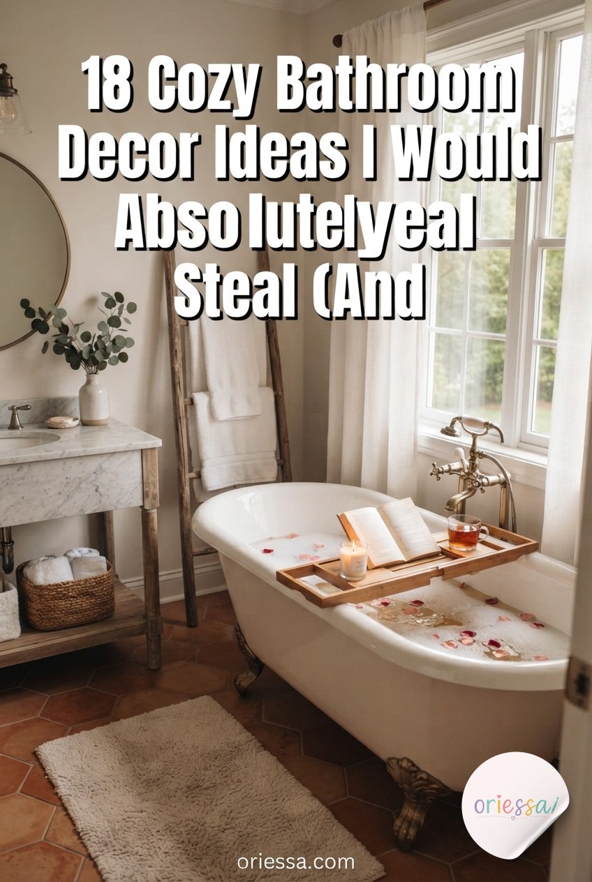 18 Cozy Bathroom Decor Ideas I Would Absolutely Steal (And
