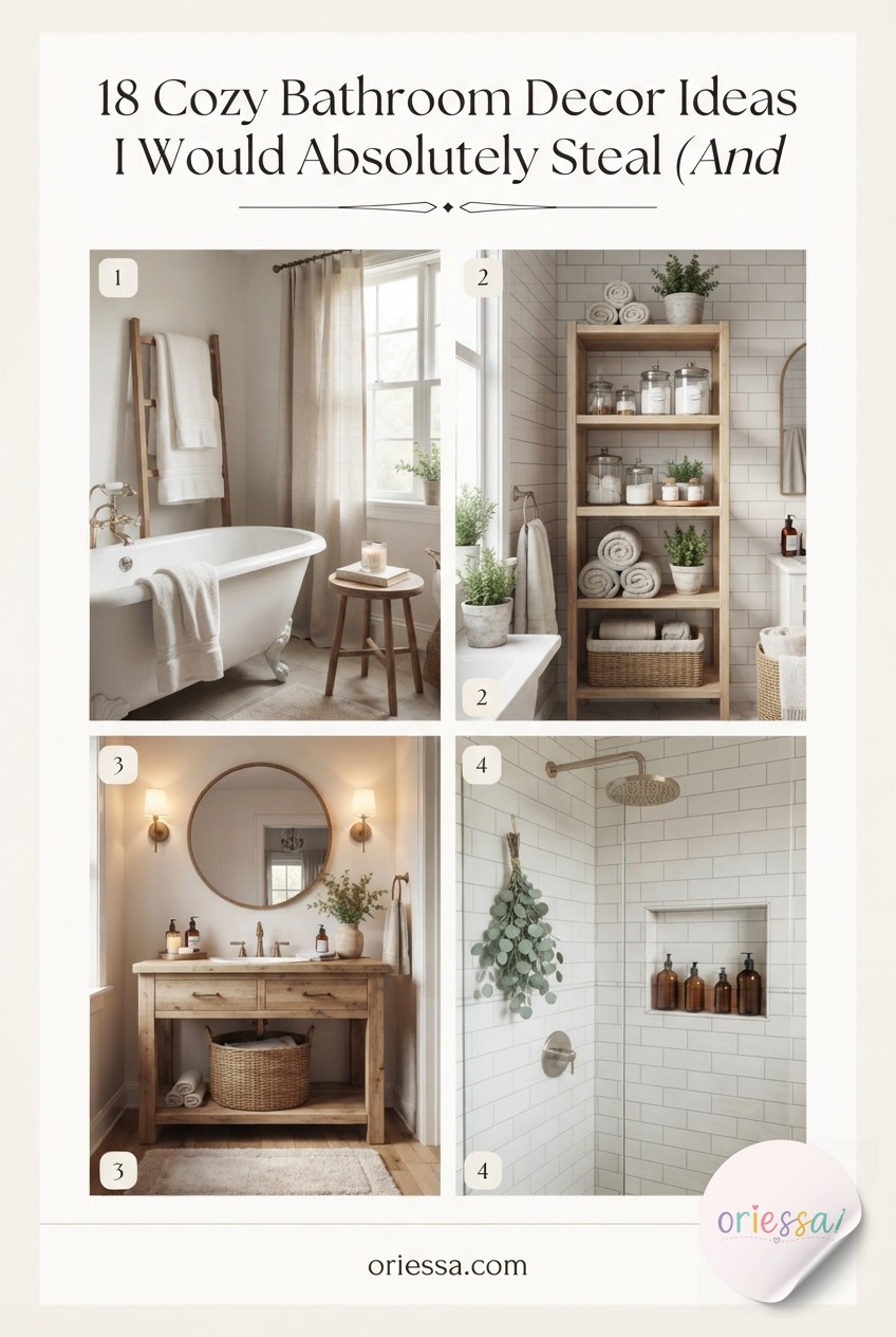 18 Cozy Bathroom Decor Ideas I Would Absolutely Steal (And