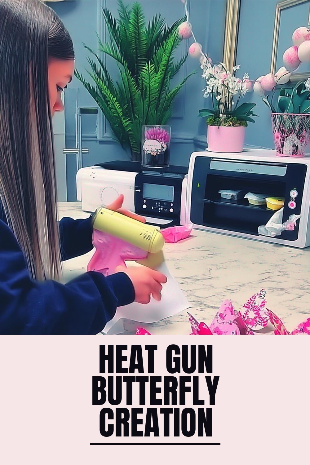 Heat Gun Butterfly Creation