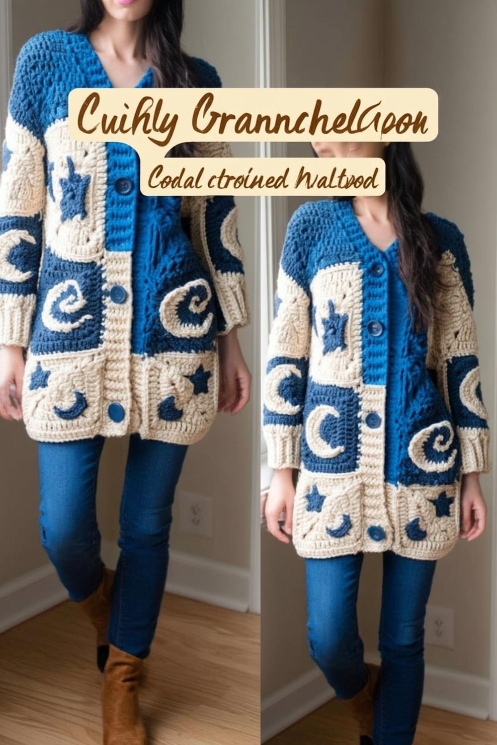 Celestial Granny Cardigan