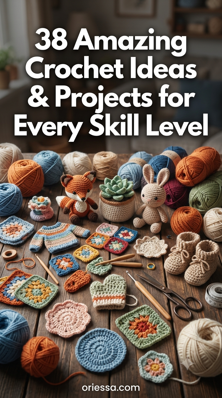 38 Amazing Crochet Ideas & Projects for Every Skill Level