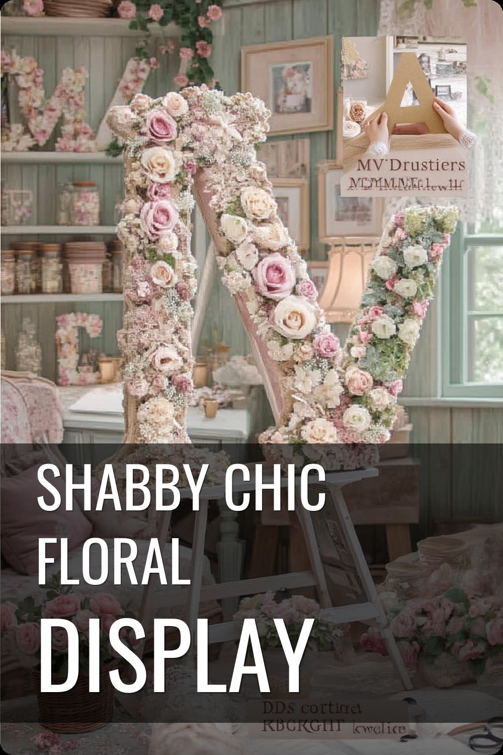 Shabby Chic Floral Display