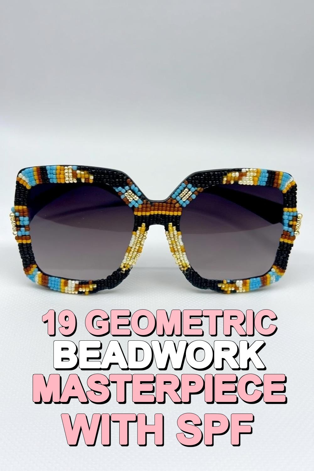 Geometric Beadwork Masterpiece
