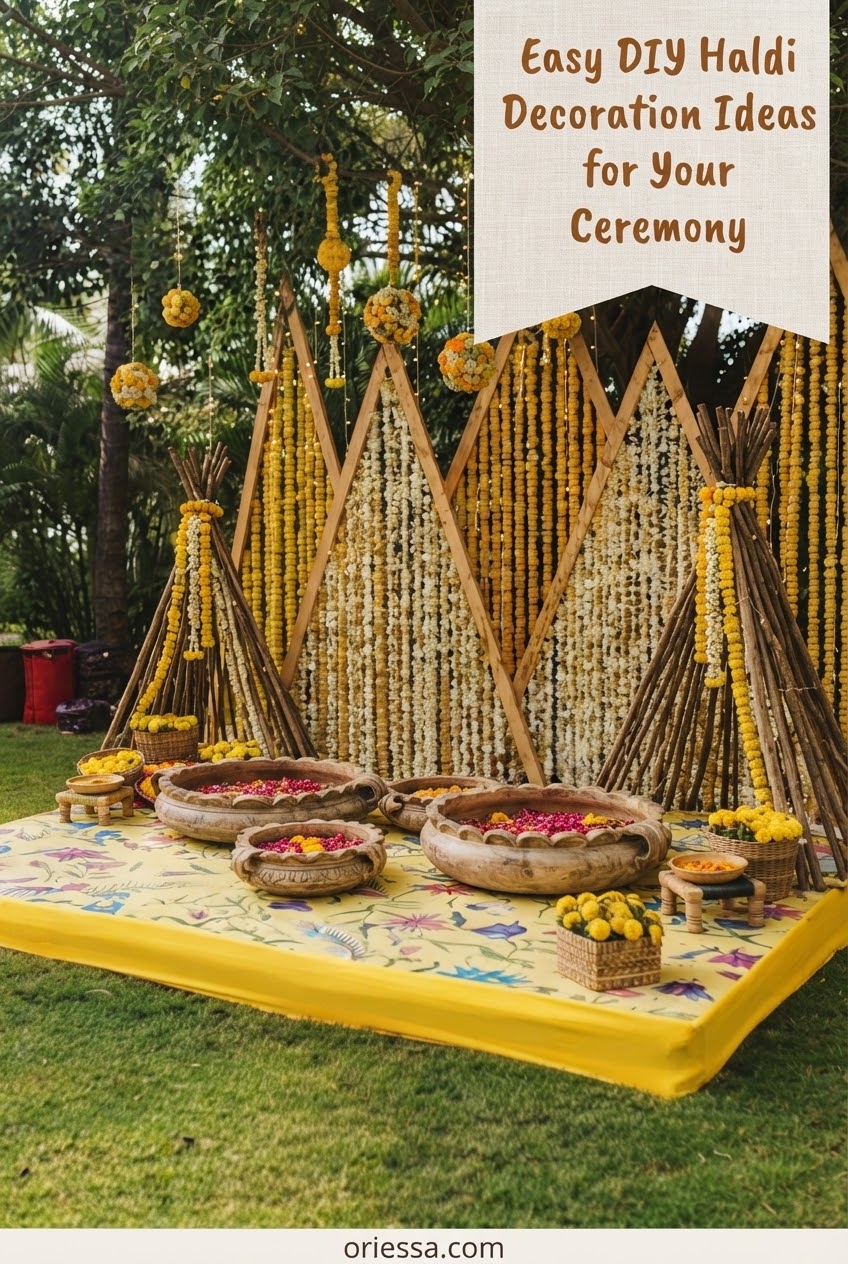 Easy DIY Haldi Decoration Ideas for Your Ceremony