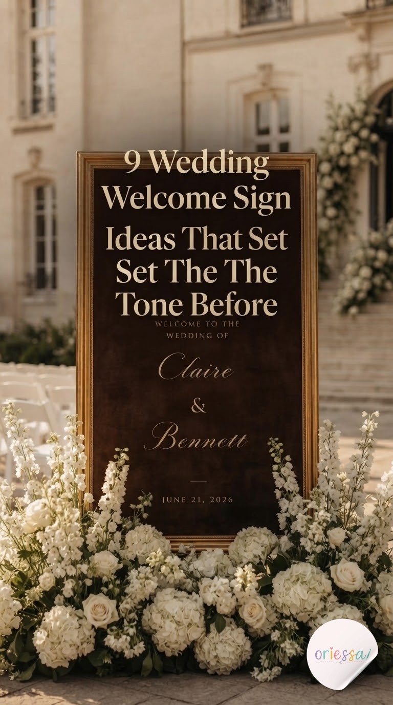 9 Wedding Welcome Sign Ideas That Set The Tone Before