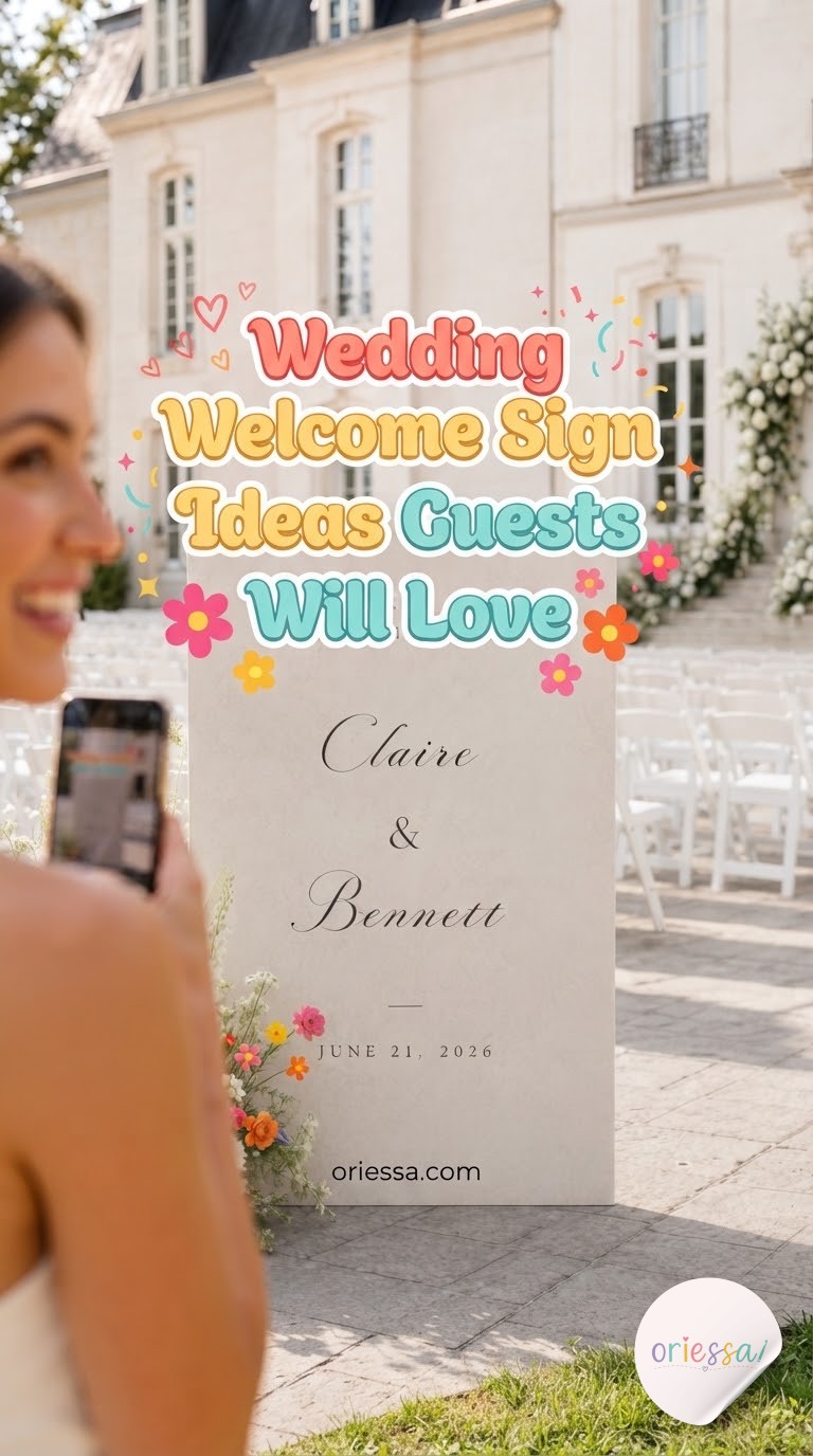 Wedding Welcome Sign Ideas Guests Will Love