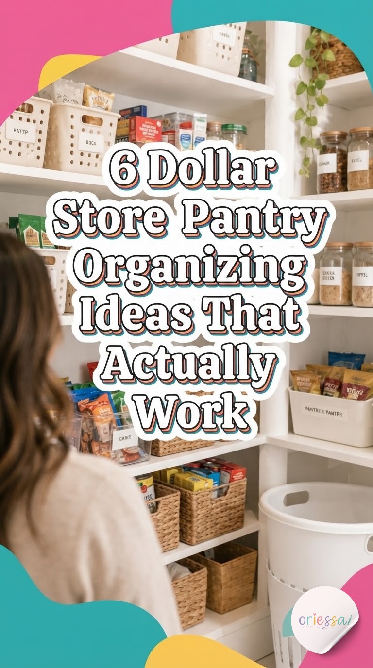 6 Dollar Store Pantry Organizing Ideas That Actually Work