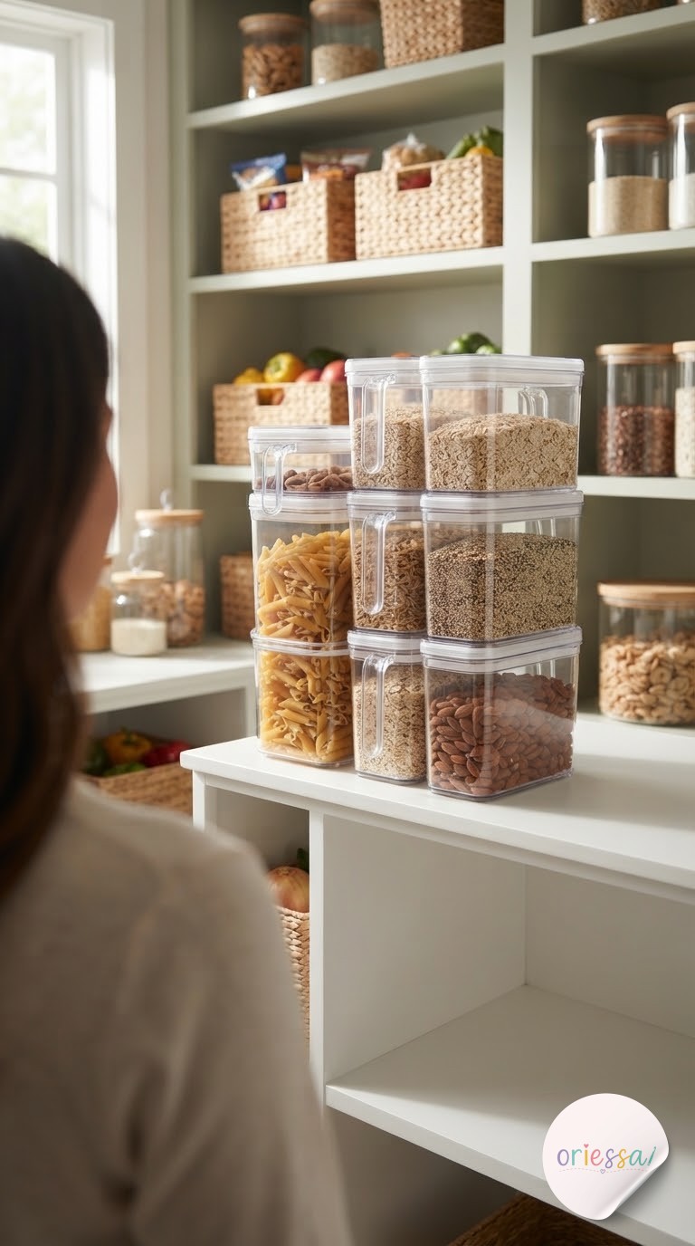 Budget Stackable Pantry Storage Ideas