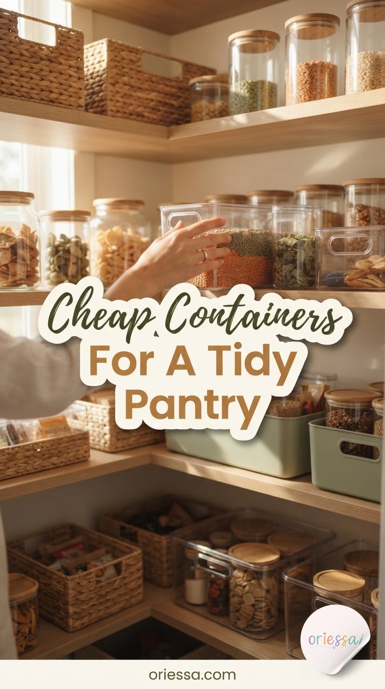 Cheap Containers For A Tidy Pantry
