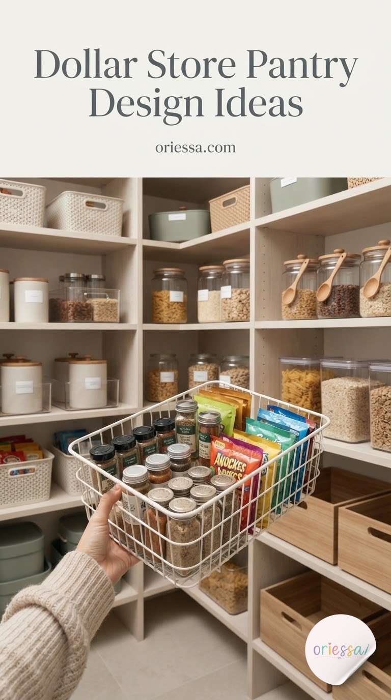 Dollar Store Pantry Design Ideas