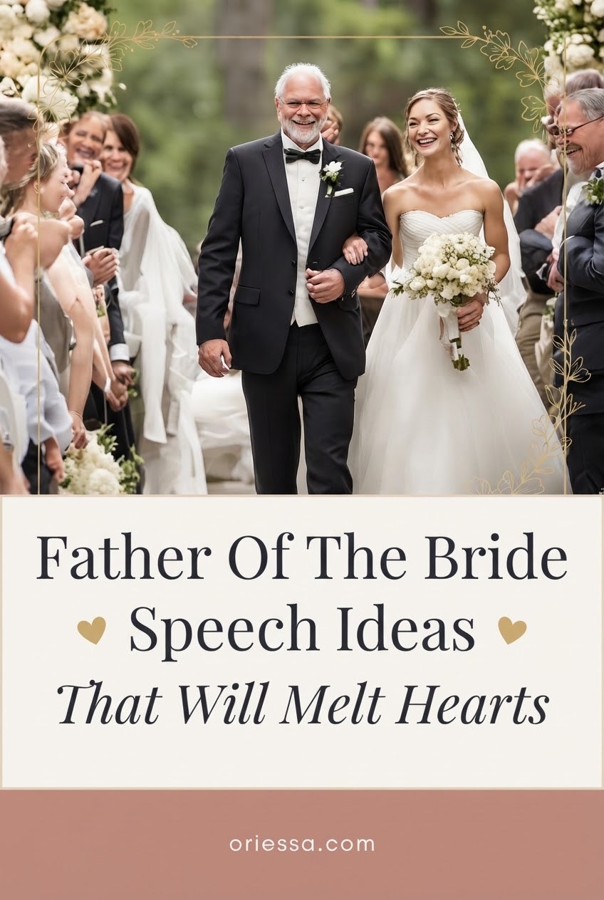 Father Of The Bride Speech Ideas That Will Melt Hearts