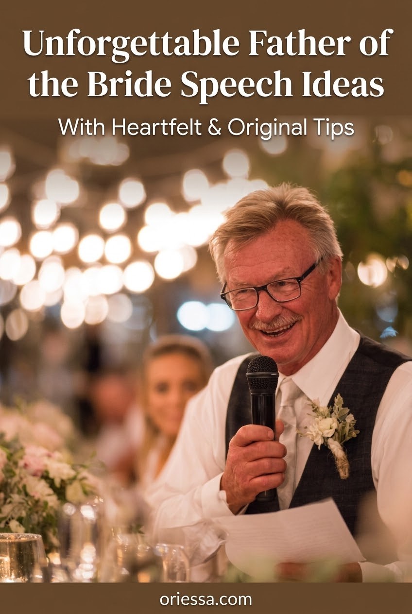 Unforgettable Father of the Bride Speech Ideas