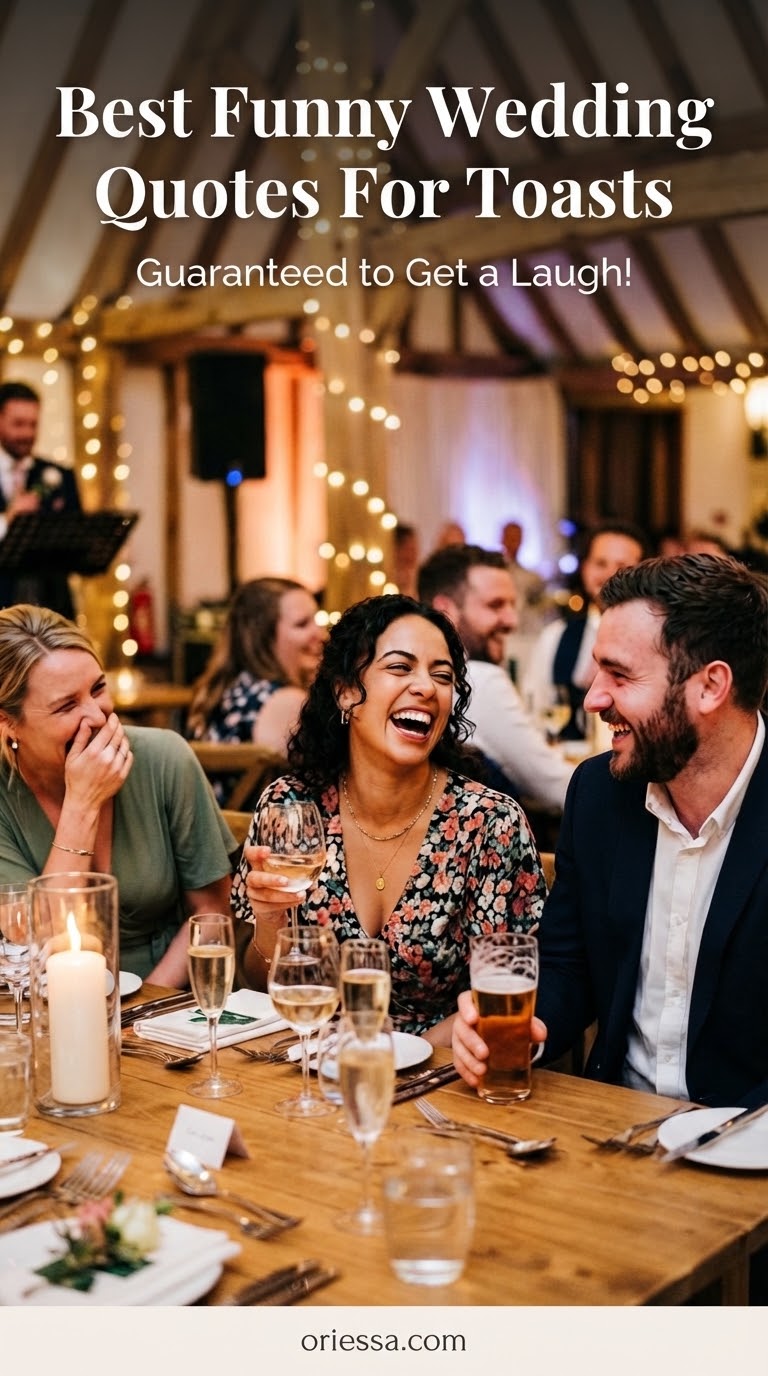 Best Funny Wedding Quotes For Toasts
