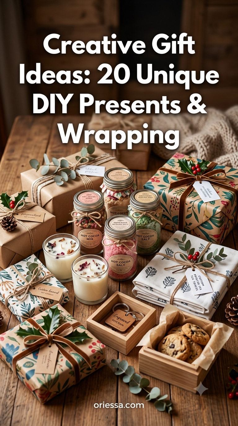 Creative Gift Ideas: 20 Unique DIY Presents & Wrapping