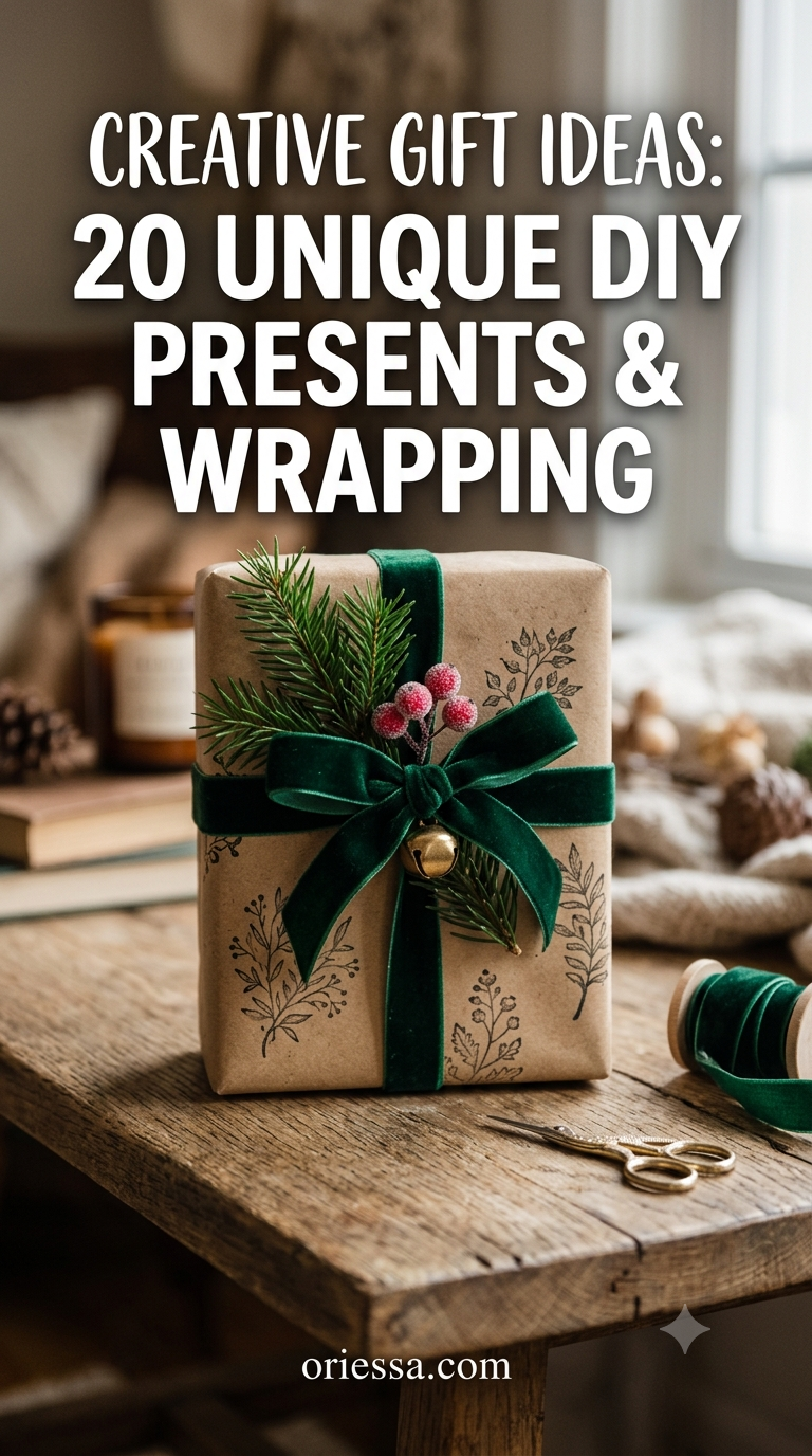 Creative Gift Ideas: 20 Unique DIY Presents & Wrapping