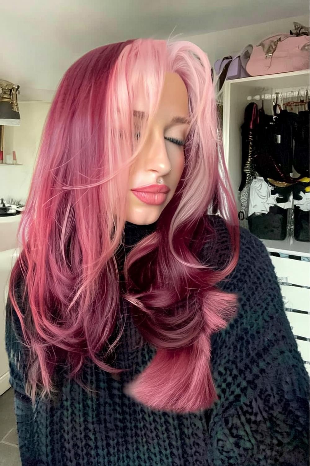 Rose Gold Waves