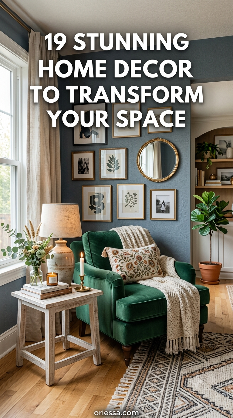 19 Stunning Home Decor Ideas to Transform Your Space