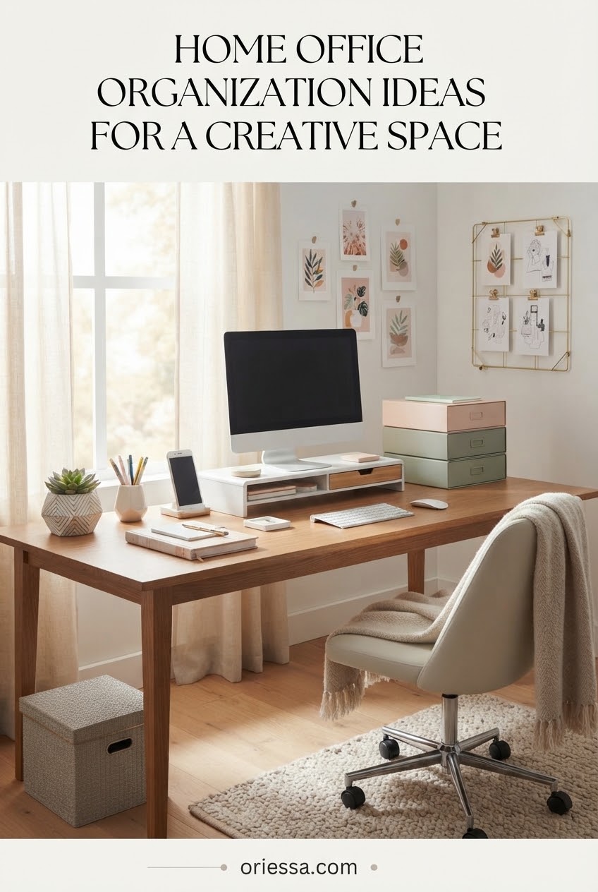 Home Office Organization Ideas for a Creative Space