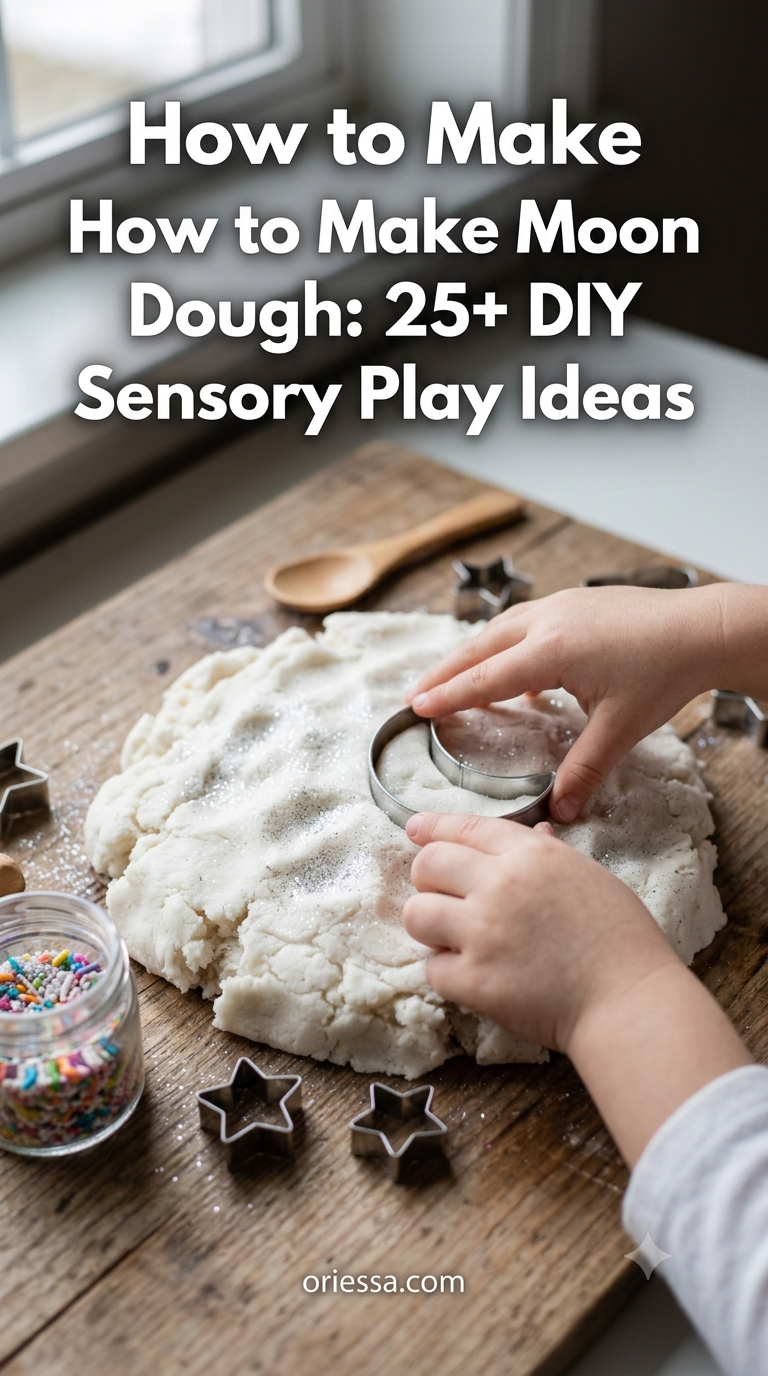 How to Make Moon Dough: 25+ DIY Sensory Play Ideas