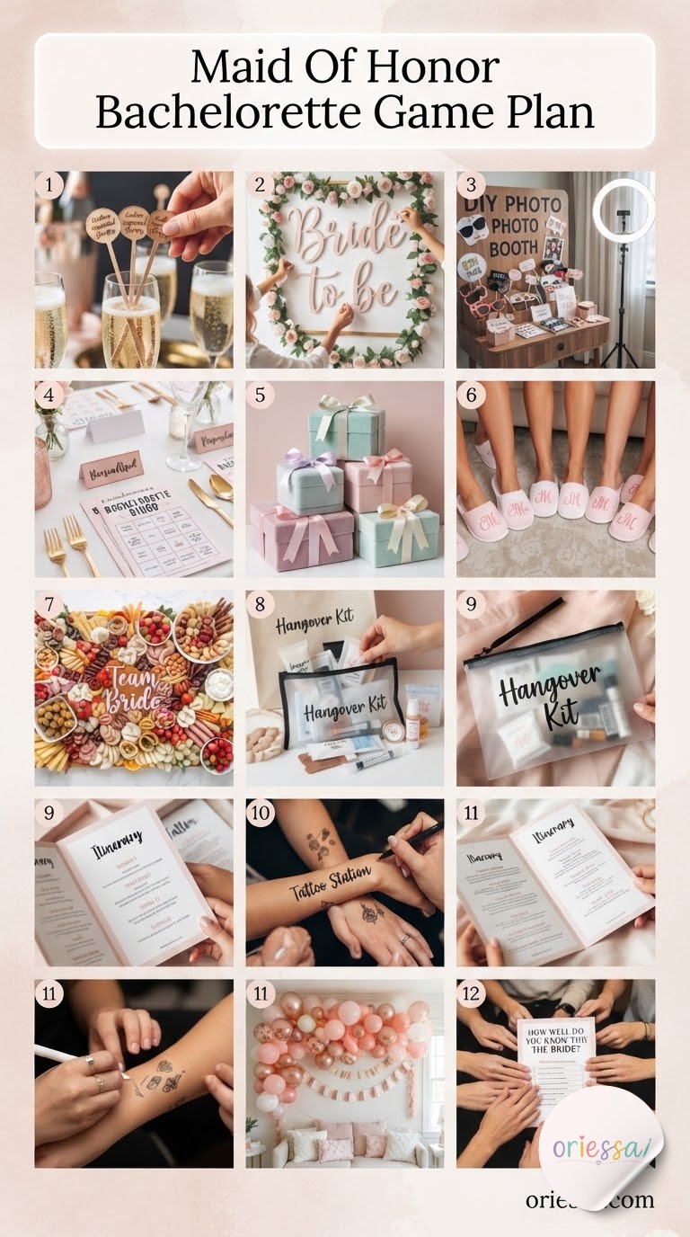 Maid Of Honor Bachelorette Game Plan