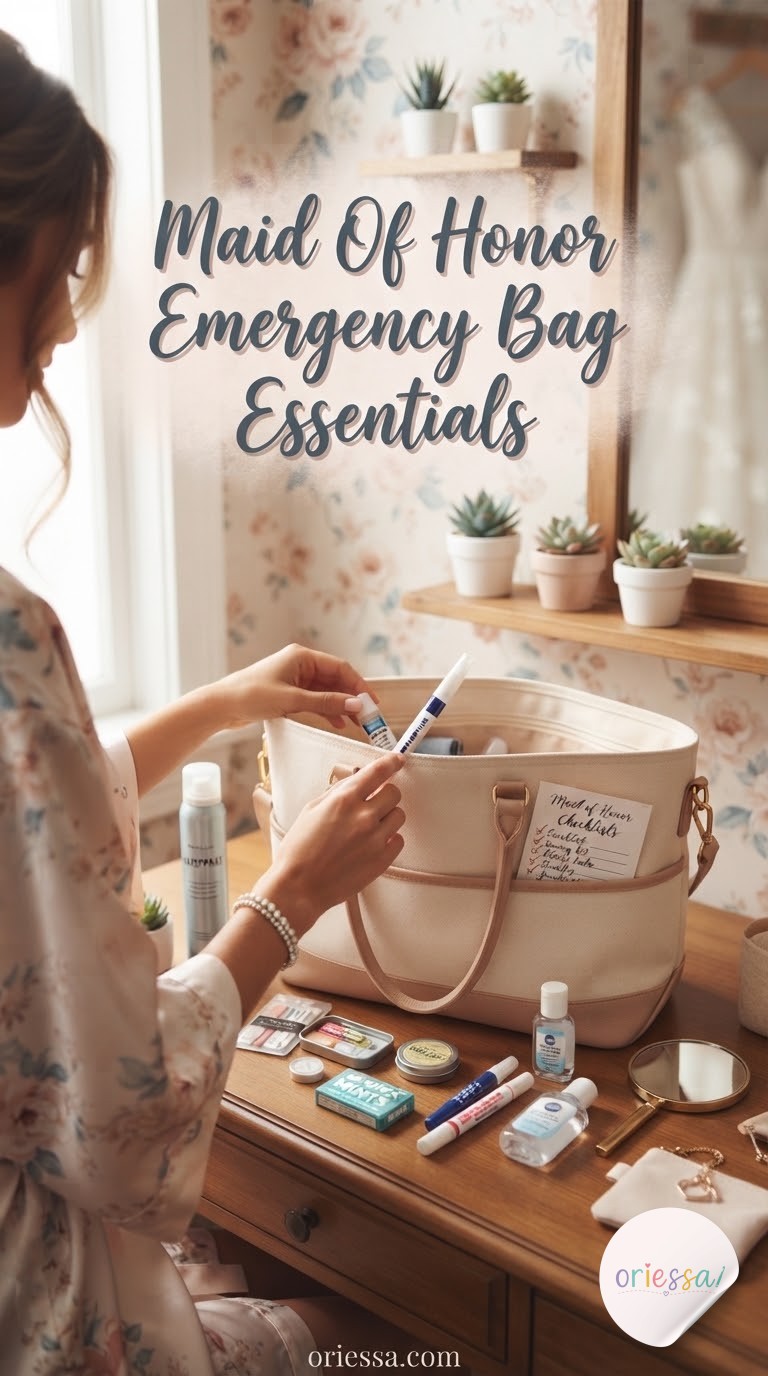 Maid Of Honor Emergency Bag Essentials