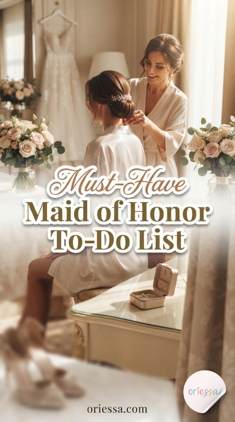 Must-Have Maid of Honor To-Do List