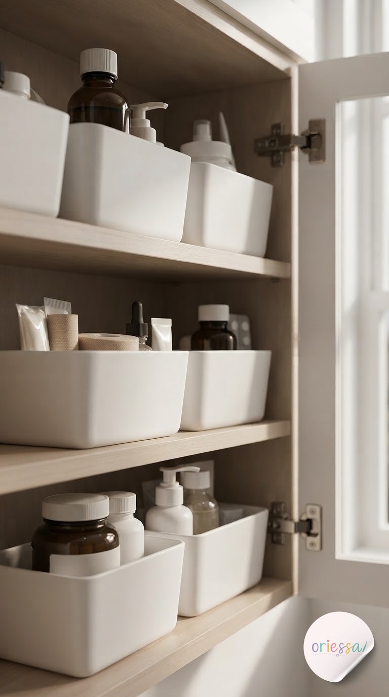 Grab-and-Go Medicine Cabinet Setup