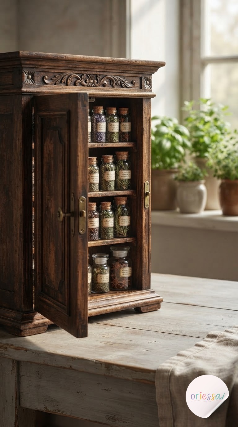 Organize Herbal Remedies in Your Cabinet