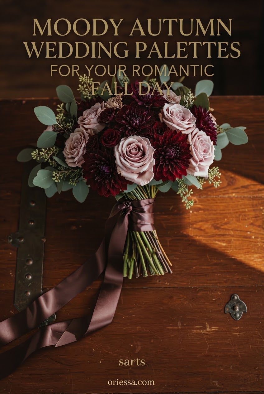Moody Autumn Wedding Palettes For Your Romantic Fall Day