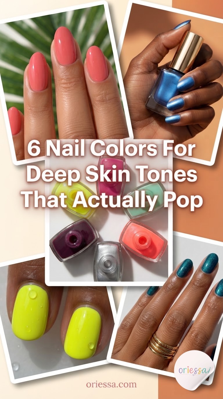 6 Nail Colors For Deep Skin Tones That Actually Pop