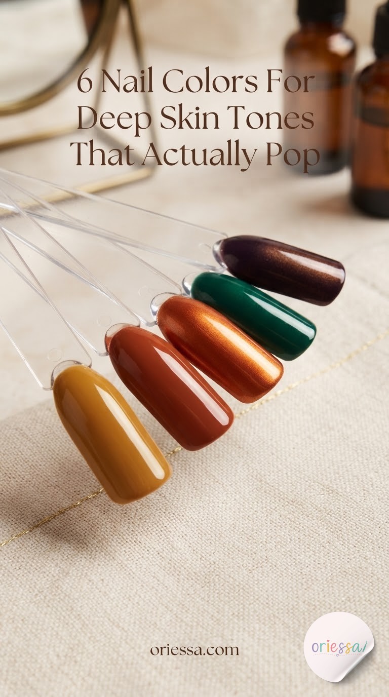 6 Nail Colors For Deep Skin Tones That Actually Pop