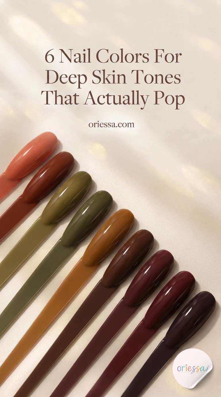 6 Nail Colors For Deep Skin Tones That Actually Pop