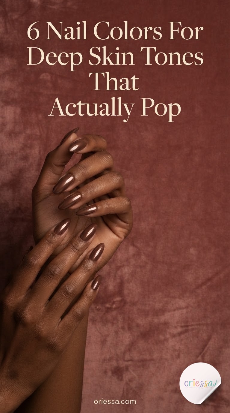 6 Nail Colors For Deep Skin Tones That Actually Pop