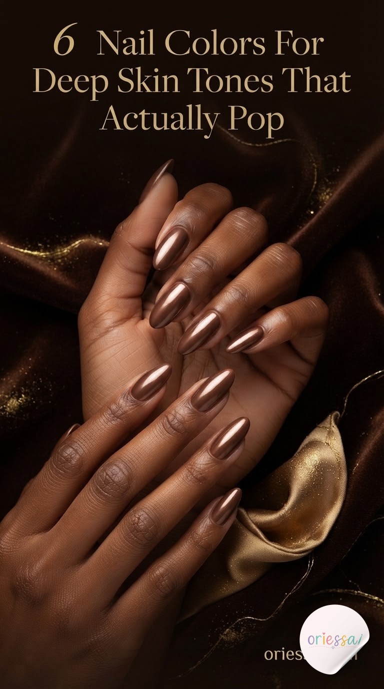 6 Nail Colors For Deep Skin Tones That Actually Pop