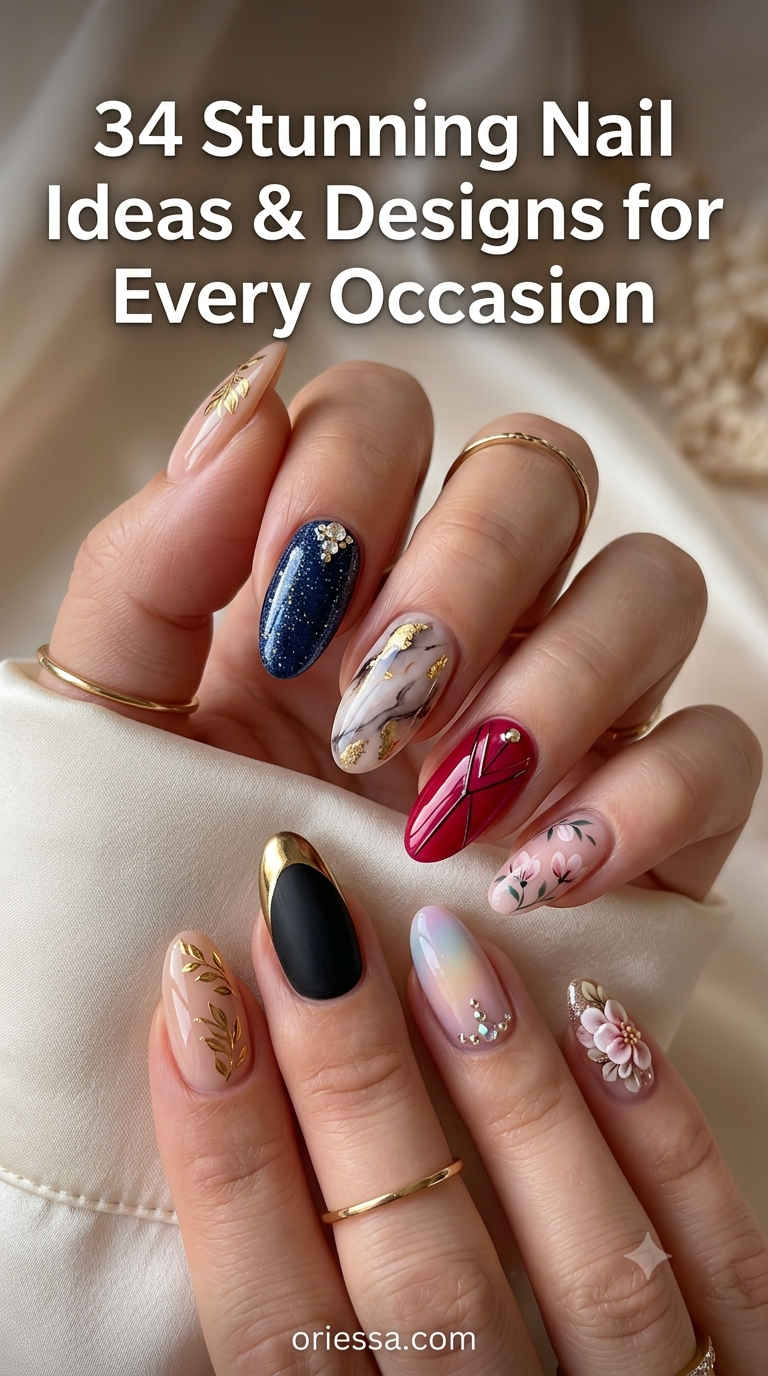 34 Stunning Nail Ideas & Designs for Every Occasion