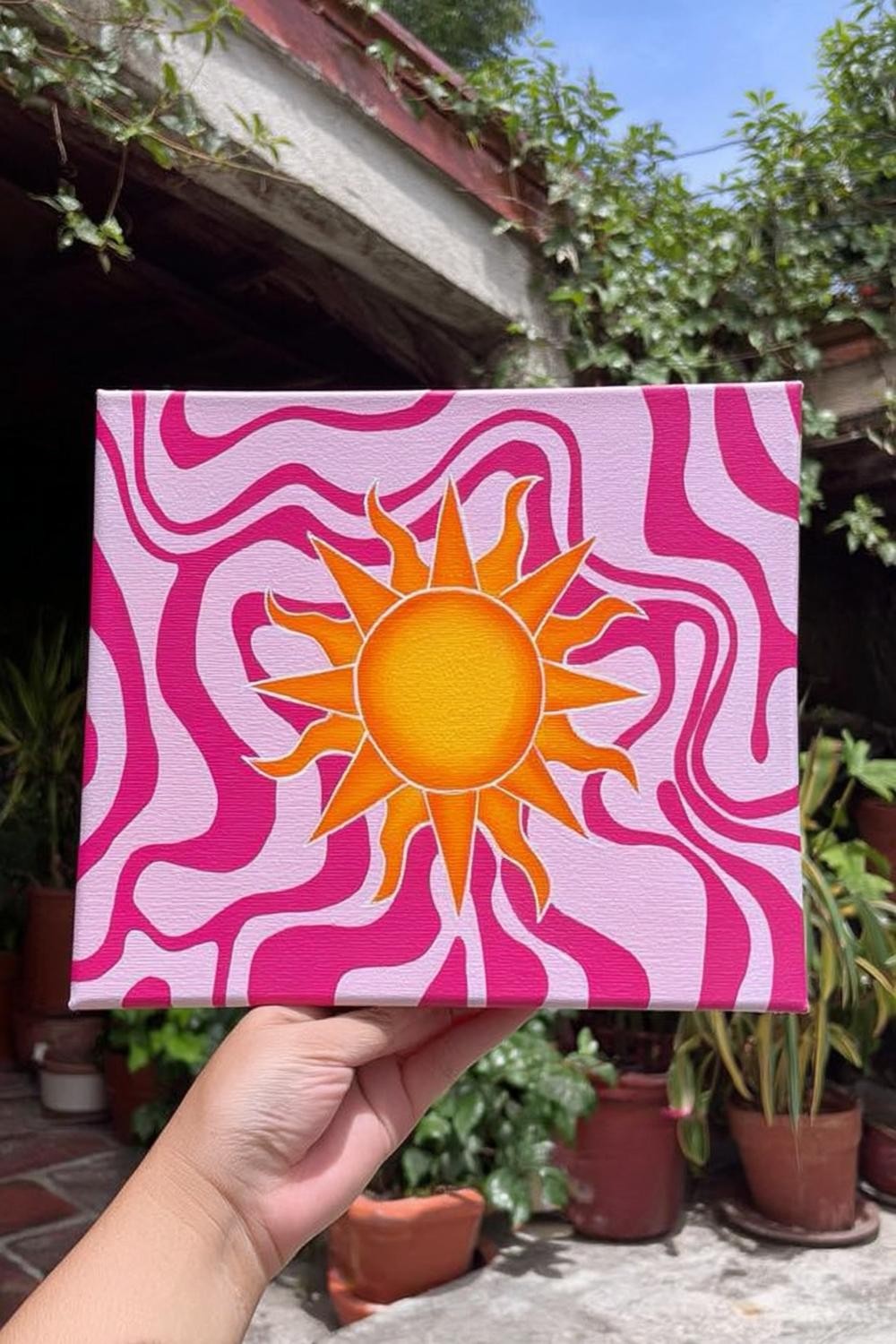 Psychedelic Sun Design