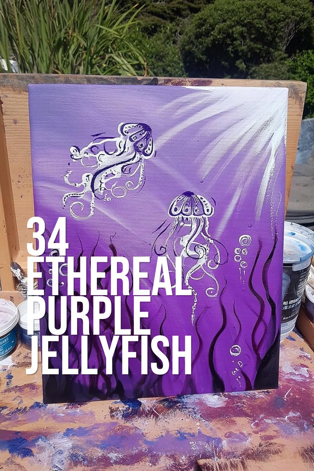Ethereal Purple Jellyfish