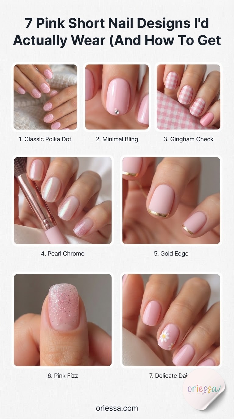 7 Pink Short Nail Designs I'd Actually Wear (And How To Get