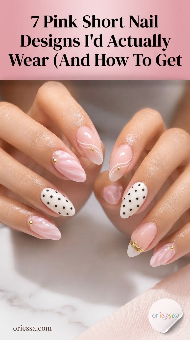 7 Pink Short Nail Designs I'd Actually Wear (And How To Get
