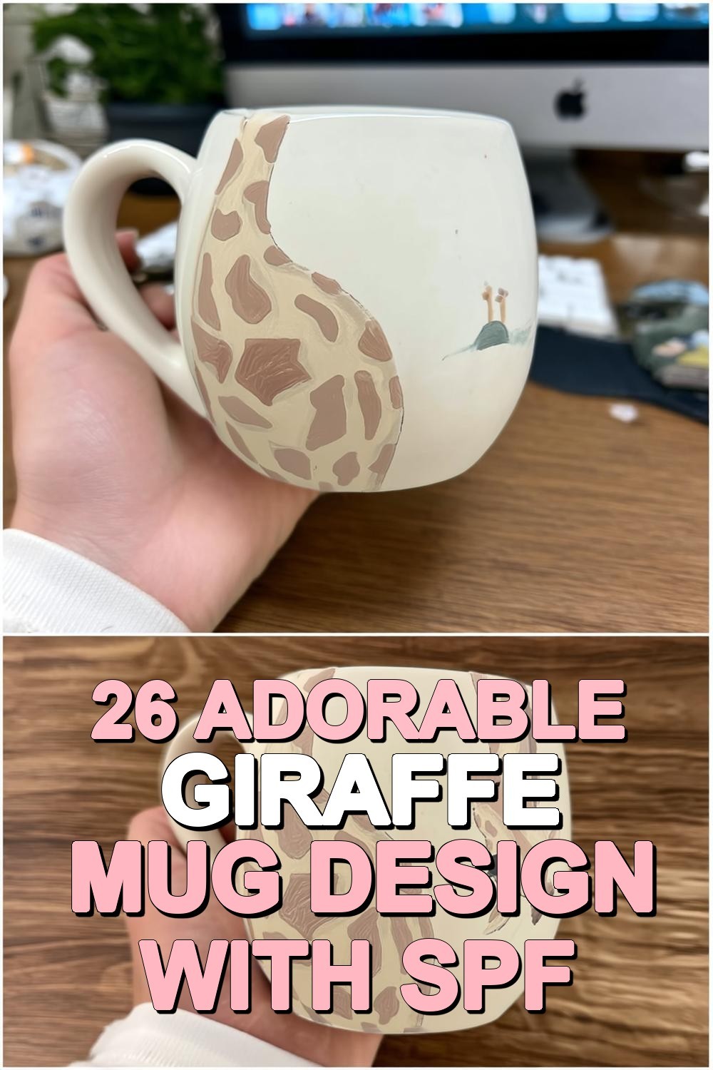 Adorable Giraffe Mug Design