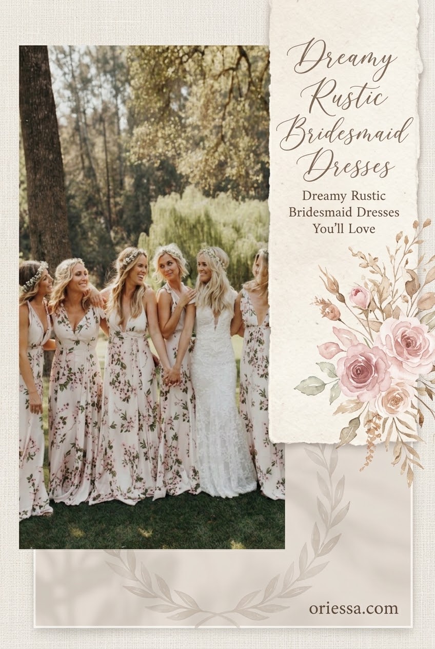 Dreamy Rustic Bridesmaid Dresses You’ll Love