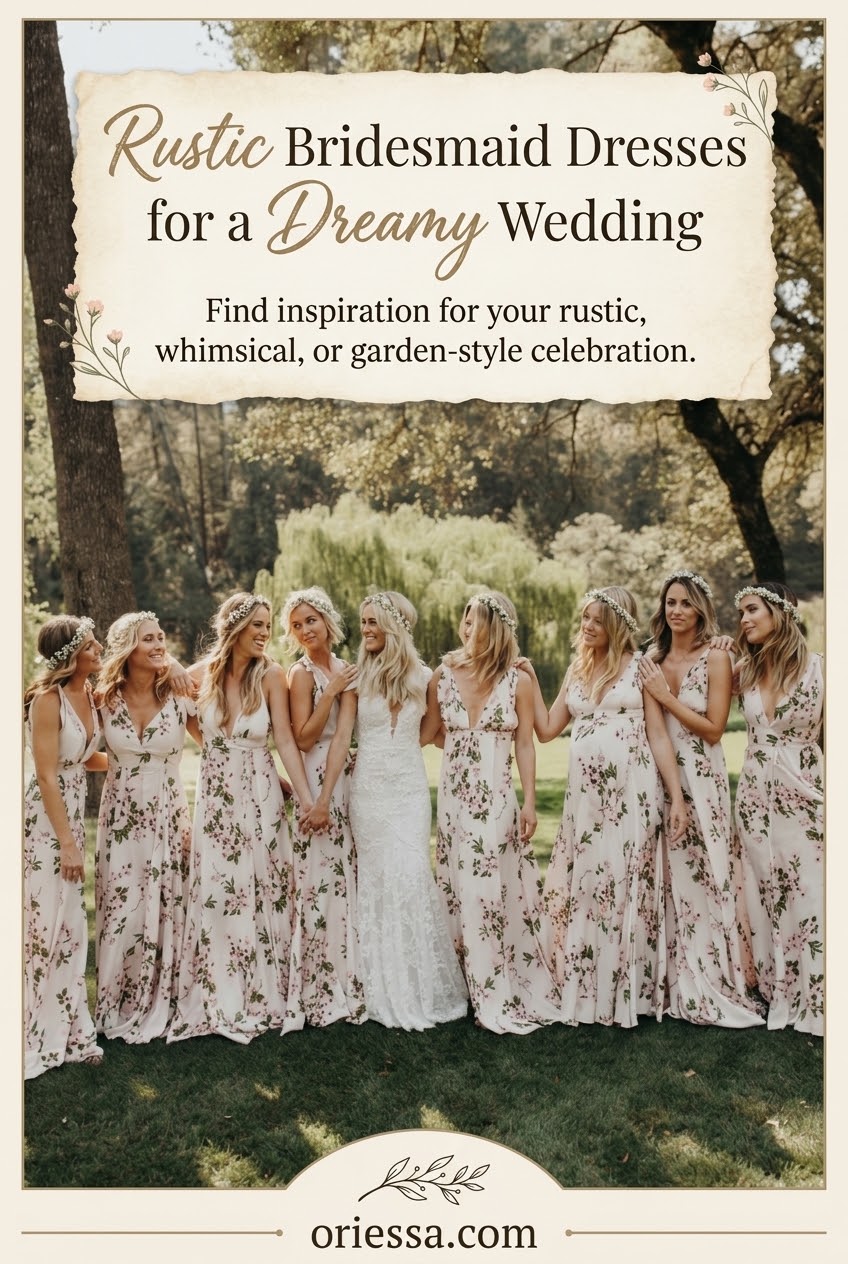 Rustic Bridesmaid Dresses for a Dreamy Wedding