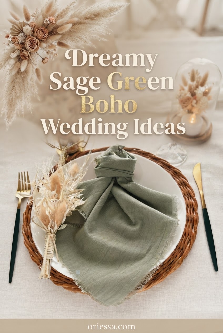 Dreamy Sage Green Boho Wedding Ideas